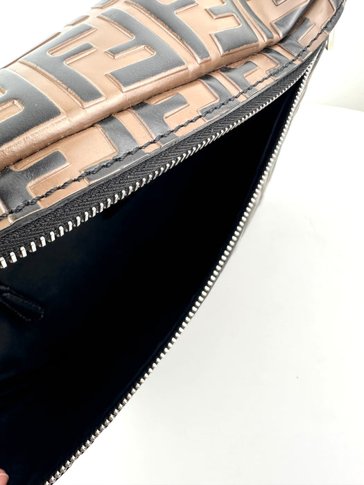 Fendi FF Monogram Leather Belt Bag