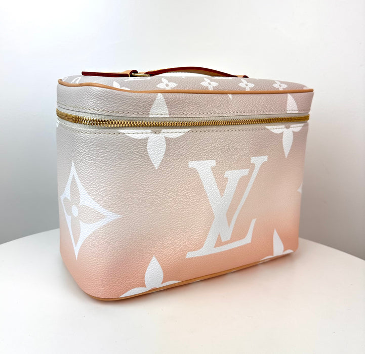 Louis Vuitton By The Pool Nice BB Monogram Giant Canvas Vanity Case Brume