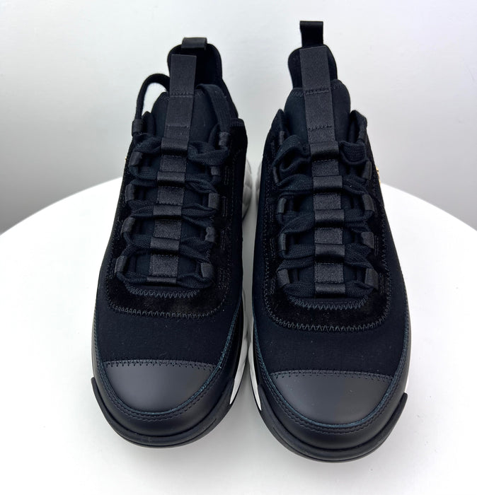 Chanel Mixed Fabric Sneakers in Black