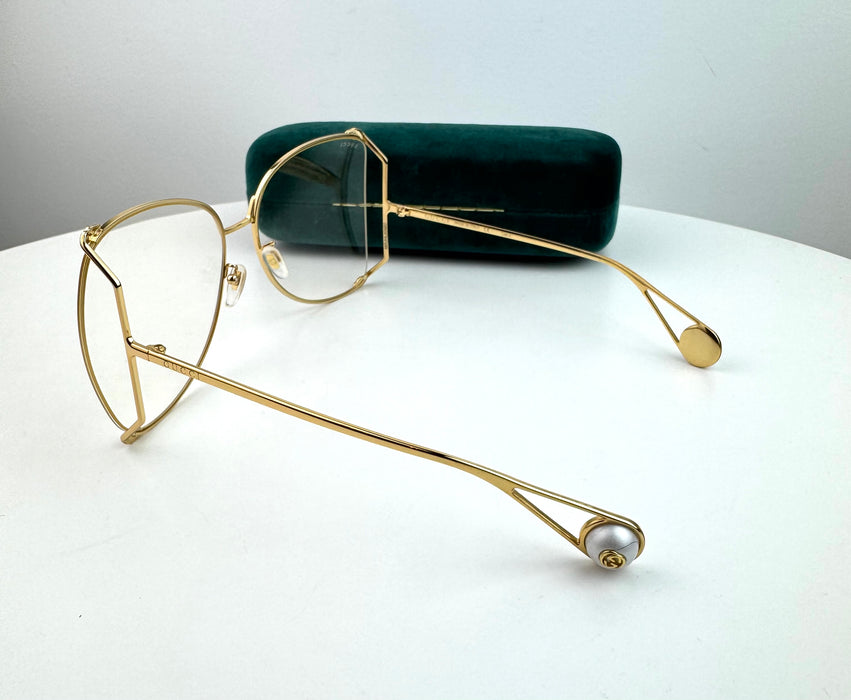 Gucci Oversized Clear Sunglasses