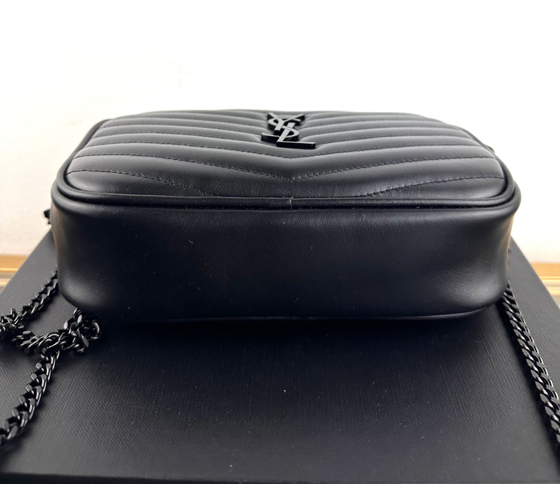 Saint Laurent Mini Lou Quilted Leather Crossbody Bag
