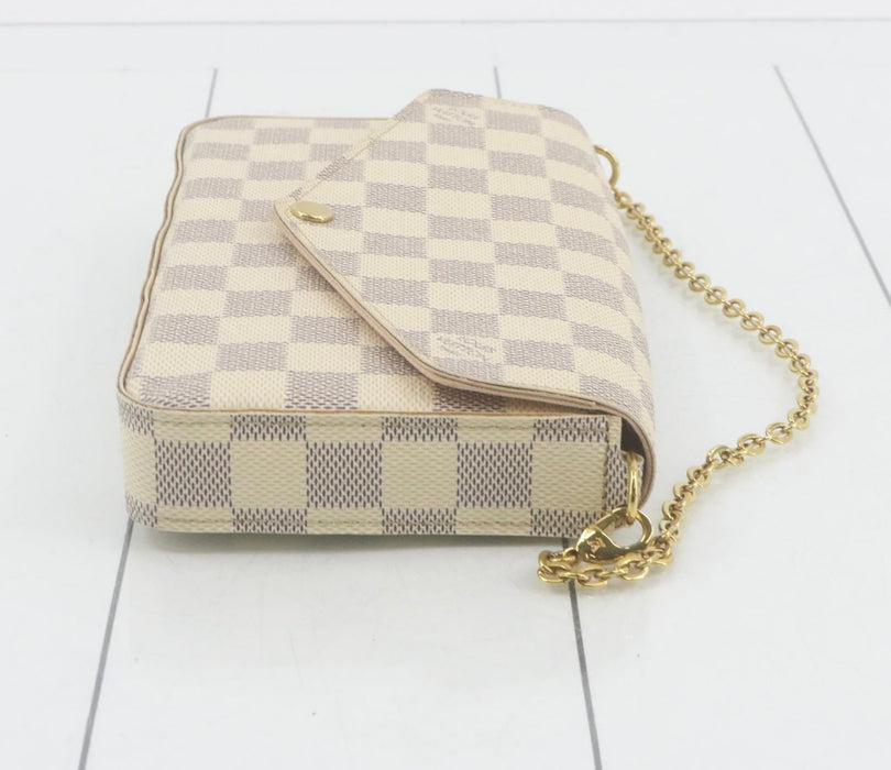 Louis Vuitton Fèlicie Pochette Damier Azur