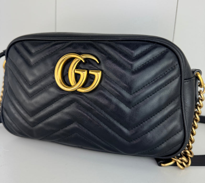 Gucci small GG Marmont chain shoulder bag