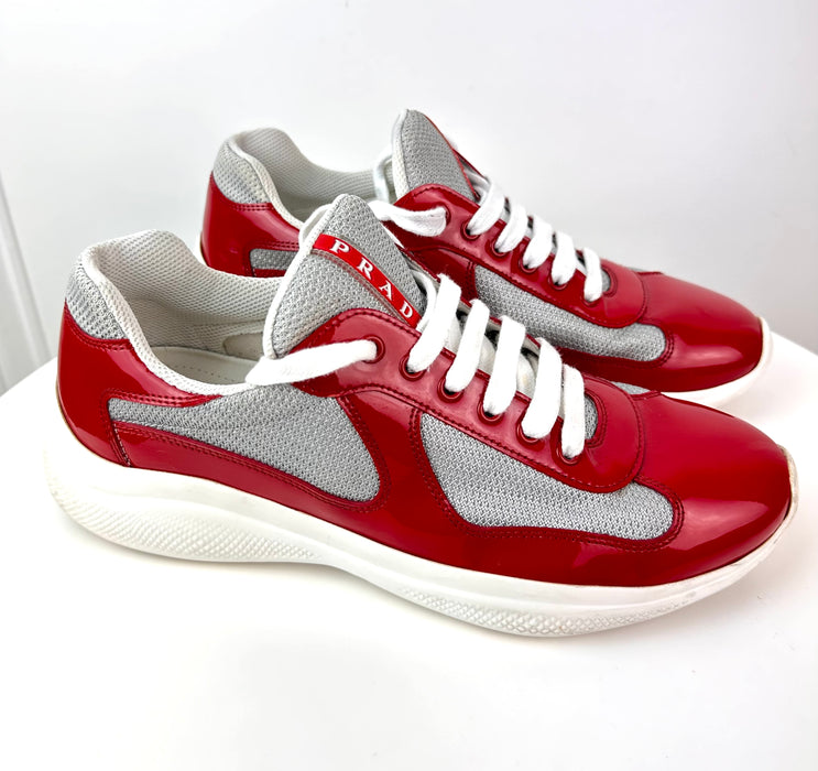Prada America’s Cup sneakers Red