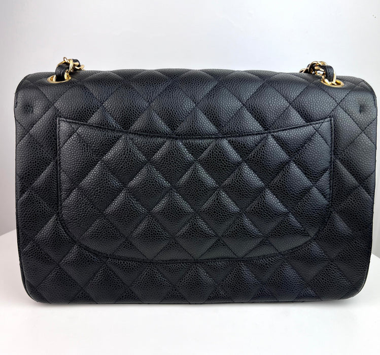 Chanel Large Caviar flap classic bag