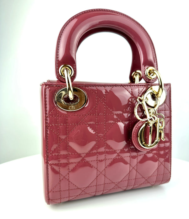 Dior Mini Lady Dior Bag in Patent Calfskin