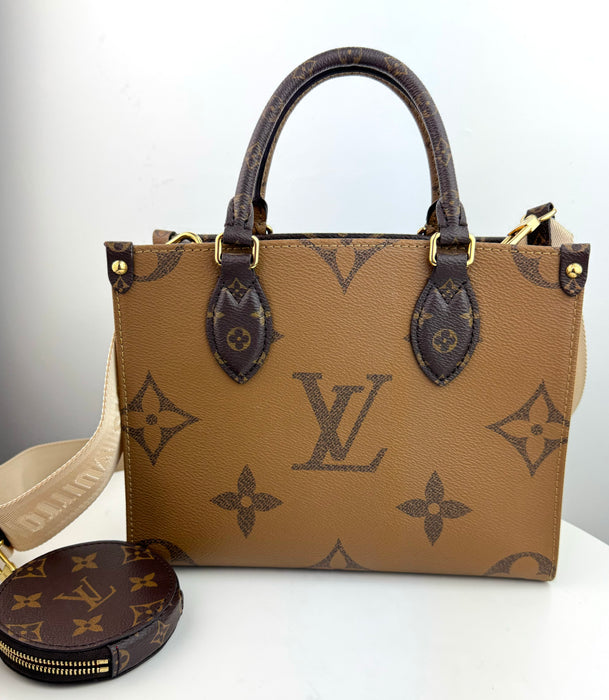 Louis Vuitton OnTheGo Pm in Monogram Brown