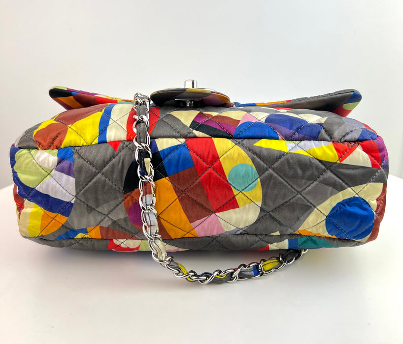 Chanel Nylon Printed Small Coco Color Flap Multicolor