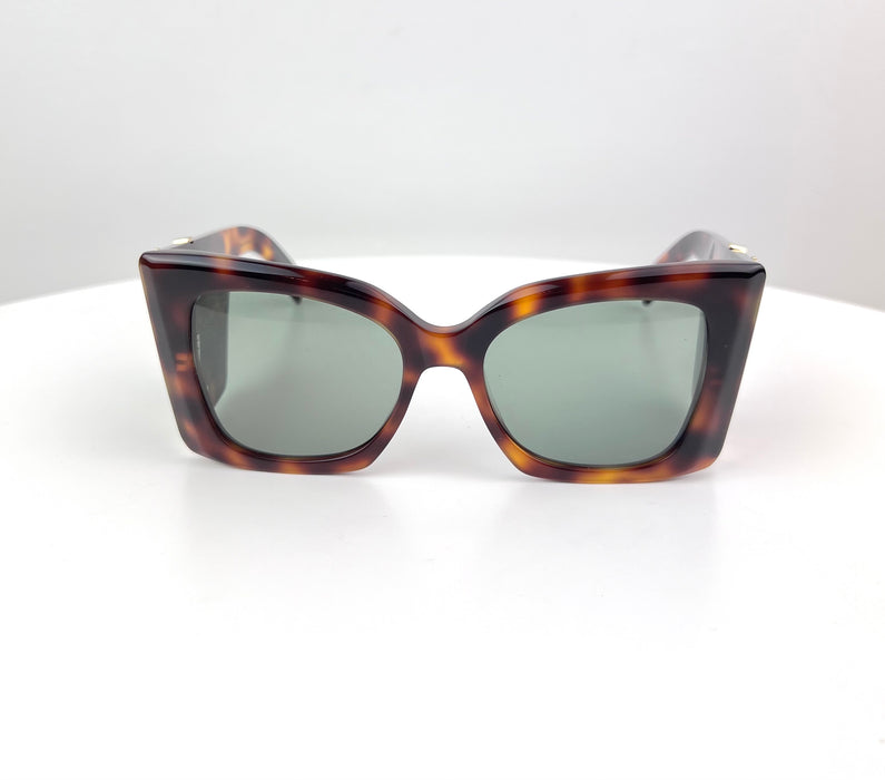 Saint Laurent Blaze Sunglasses with oversized Cateye frames