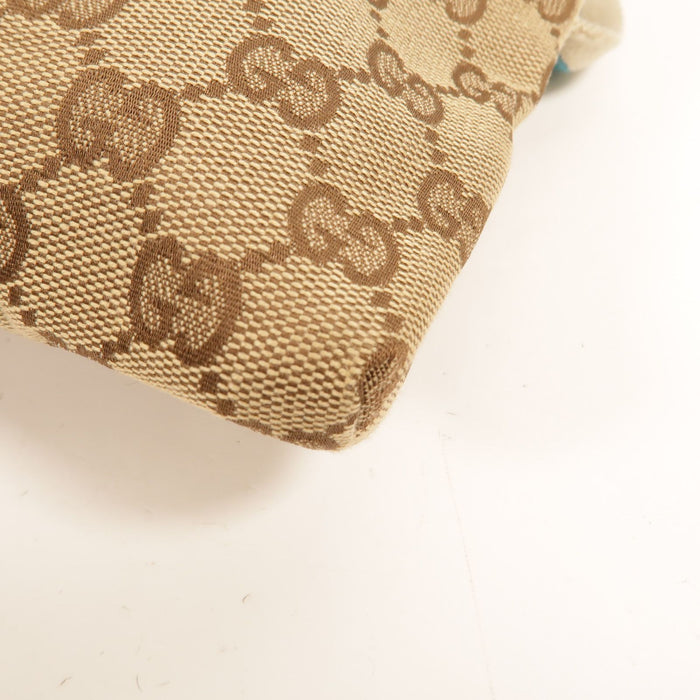 Gucci Gg Canvas Web Double Pocket Belt Bag