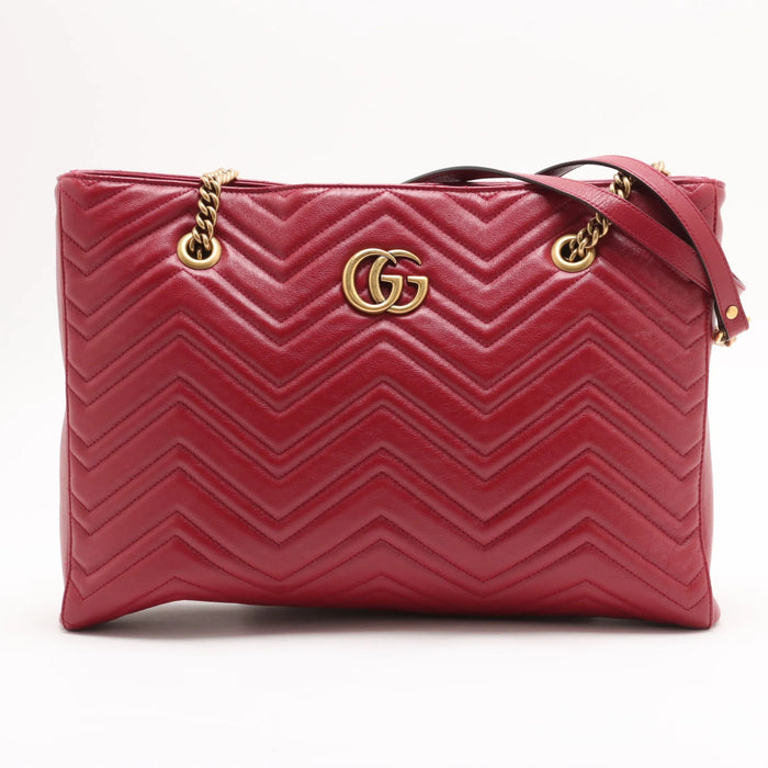 Gucci GG Marmont Zip Tote Matelasse Leather Medium shoulder bag