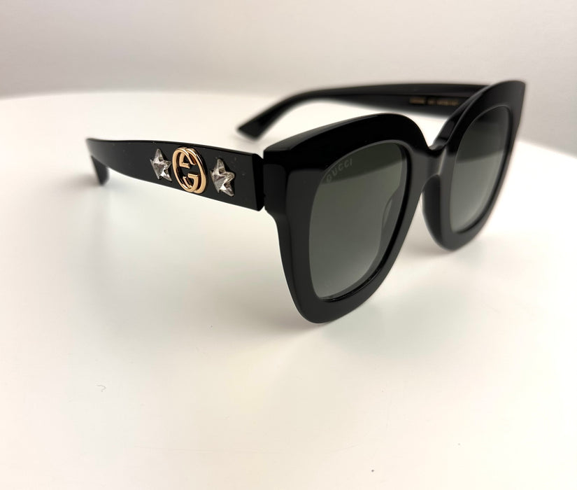 Gucci Black Sunglasses  Star Cat-Eye