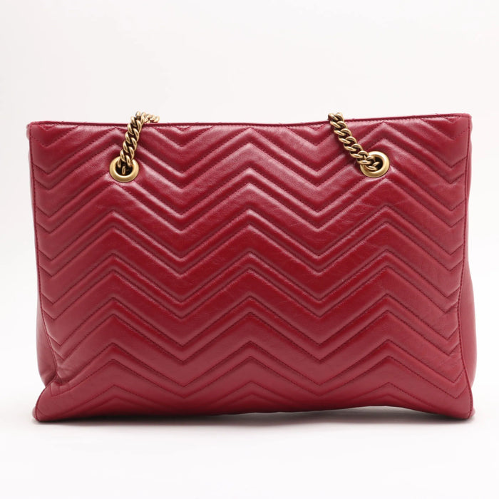 Gucci GG Marmont Zip Tote Matelasse Leather Medium shoulder bag