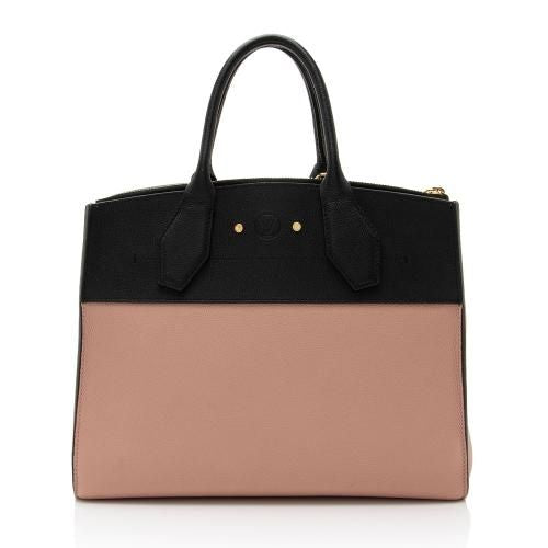 Louis Vuitton City Steamer MM Pebbled Calf