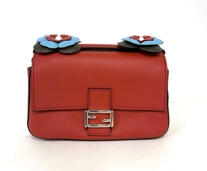 Vitello Dolce Flowerland Bi-Color Studded Micro Double Baguette