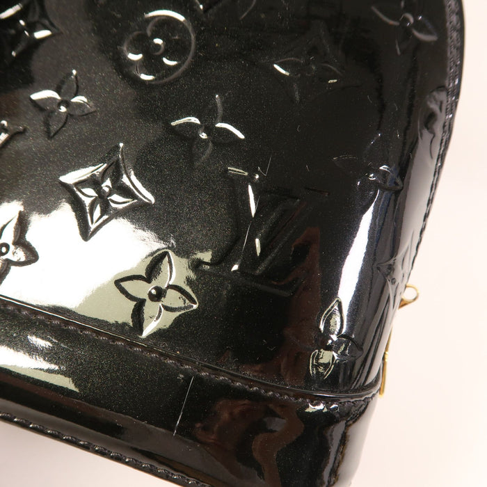 Louis Vuitton Monogram Vernis Alma BB Black