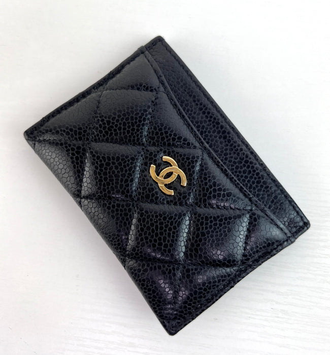 Chanel Classic Card Holder in Black