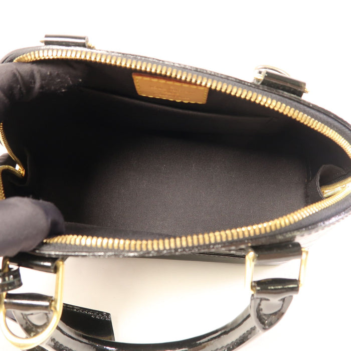 Louis Vuitton Monogram Vernis Alma BB Black
