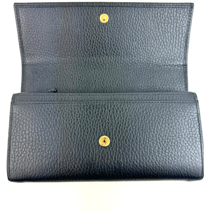 Gucci GG Marmont Black Long Wallet