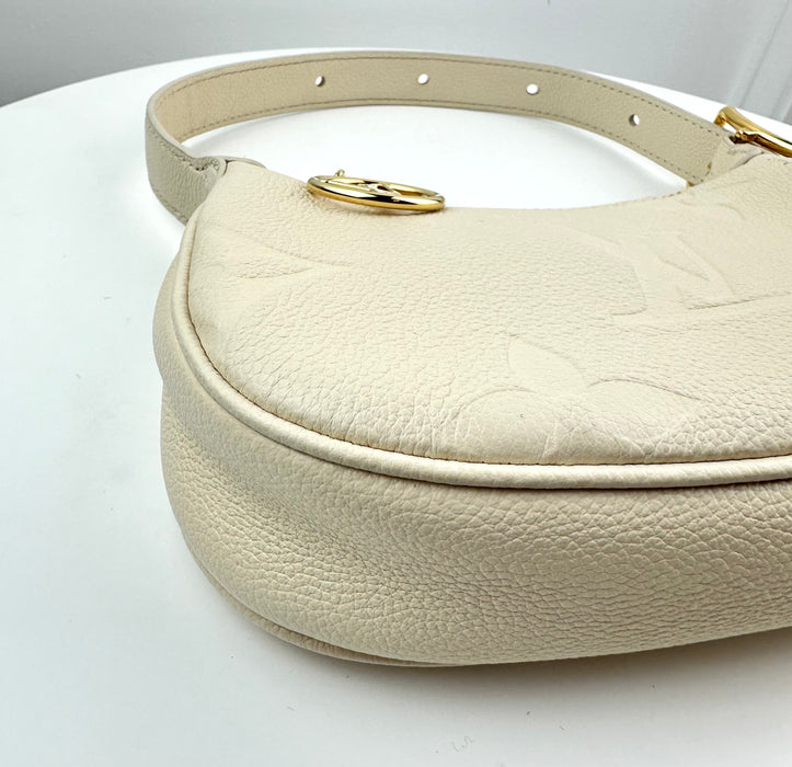 Louis Vuitton Mini Moon Monogram Empreinte Leather Creme