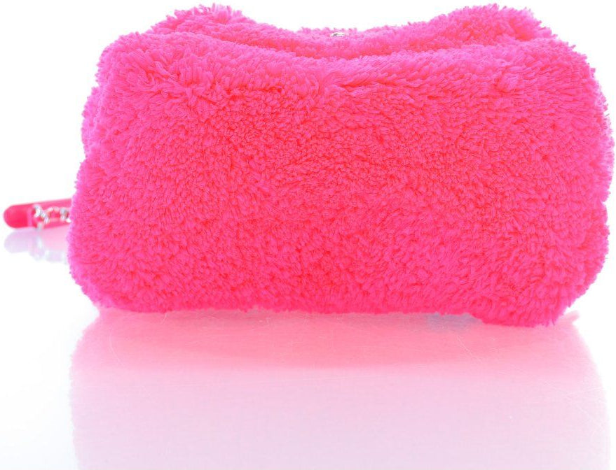 Chanel Coco Beach Backpack Quilted Terry Cloth Small