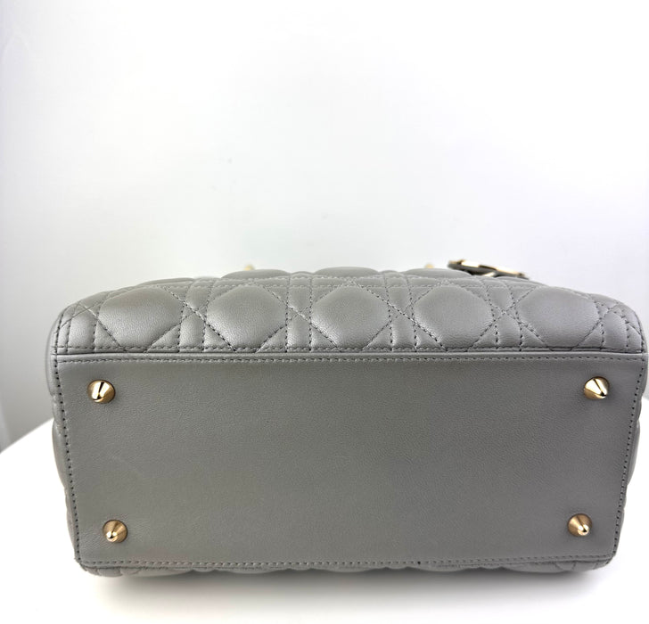 Dior Lambskin Cannage Medium Lady Dior