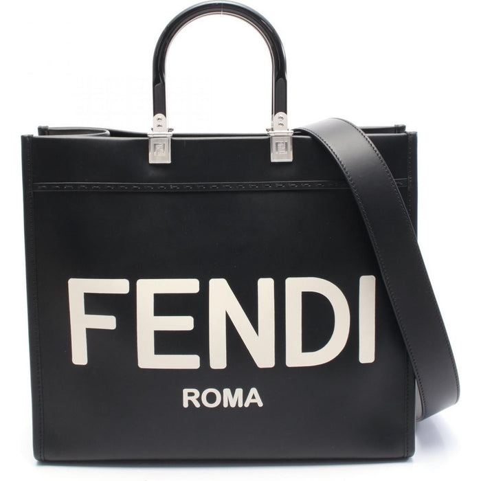 Fendi Medium Sunshine Shopper Black