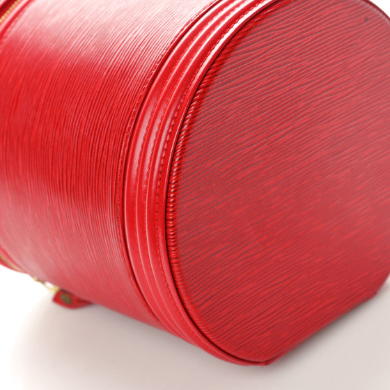Louis Vuitton Epi Cannes Castillan Red