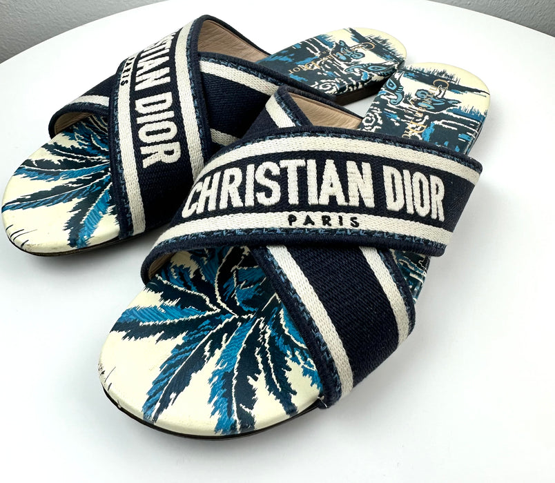 Christian Dior Criss Crossway slides size 39