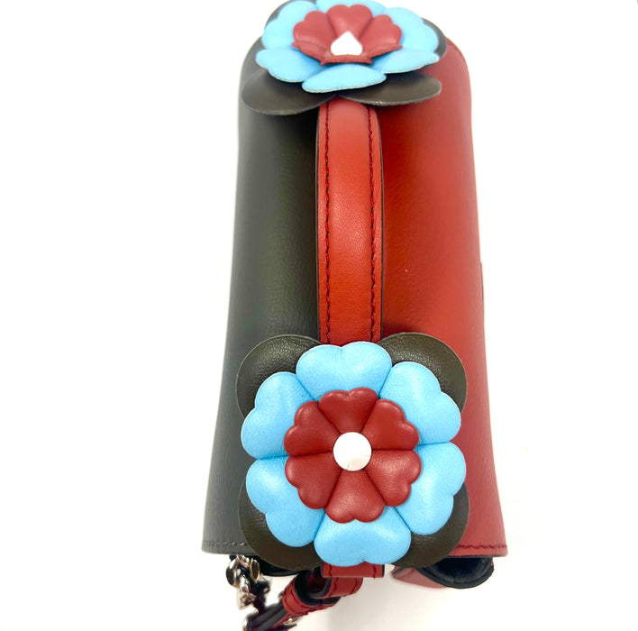 Vitello Dolce Flowerland Bi-Color Studded Micro Double Baguette