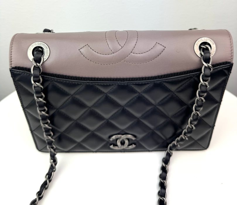 Chanel Calfskin Quilted Ballerine Flap Black
