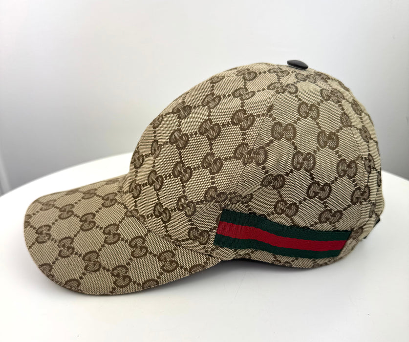 Gucci Original GG canvas baseball hat with Web