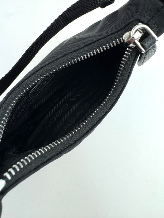 Prada Tessuto Nylon Mini Re-Edition Shoulder bag Black