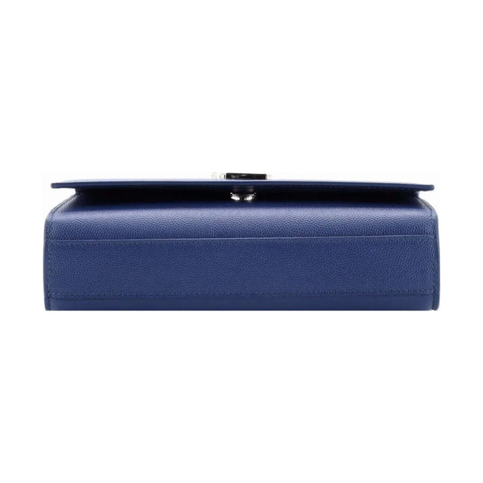 Saint Laurent Kate Small Grain De Poudre Shoulder Bag on Chain