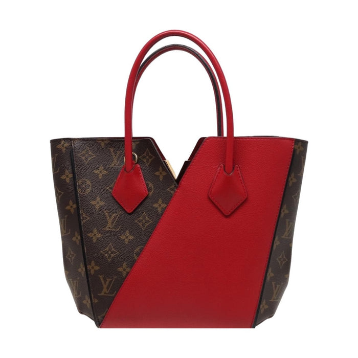 Louis Vuitton Calfskin Monogram Kimono Tote  Pm Cherry