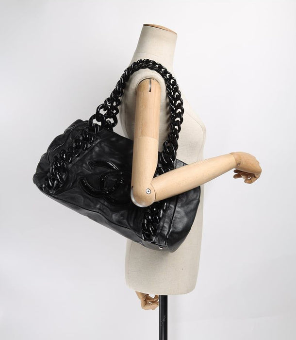 Chanel Calfskin Rhodoid Modern Chain East West Tote bag