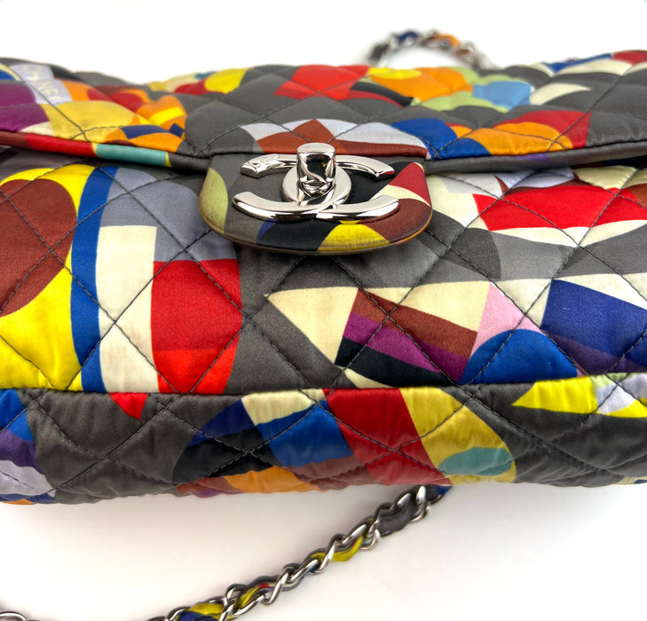 Chanel Nylon Printed Small Coco Color Flap Multicolor