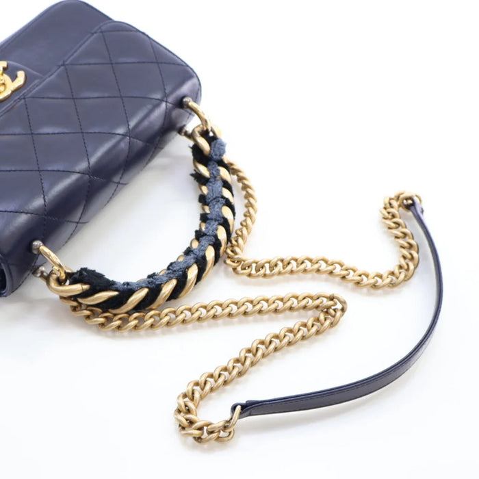 Chanel Seasonal Flap Navy Calfskin