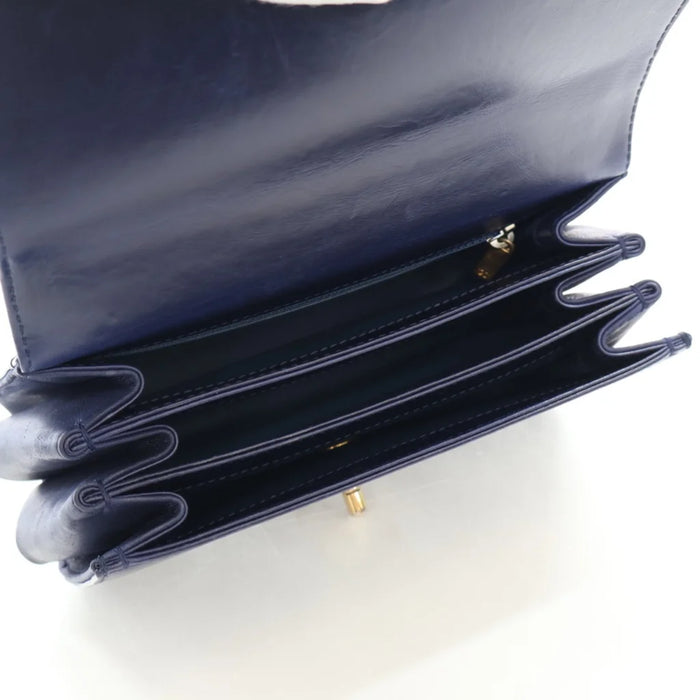 Chanel Seasonal Flap Navy Calfskin