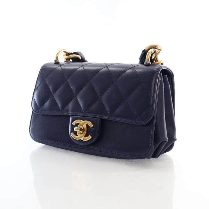 Chanel Seasonal Flap Navy Calfskin
