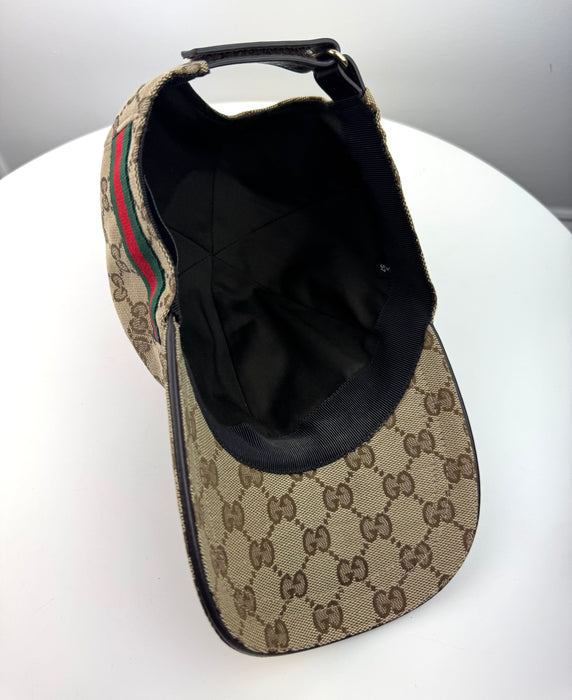 Gucci Original GG canvas baseball hat with Web