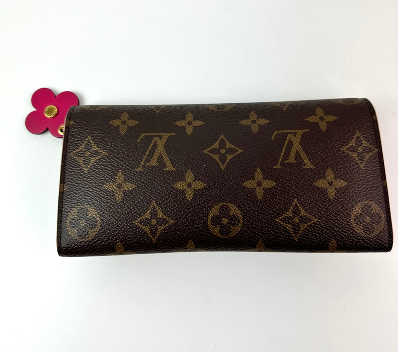 Louis Vuitton Emilie Blooms Flower Wallet
