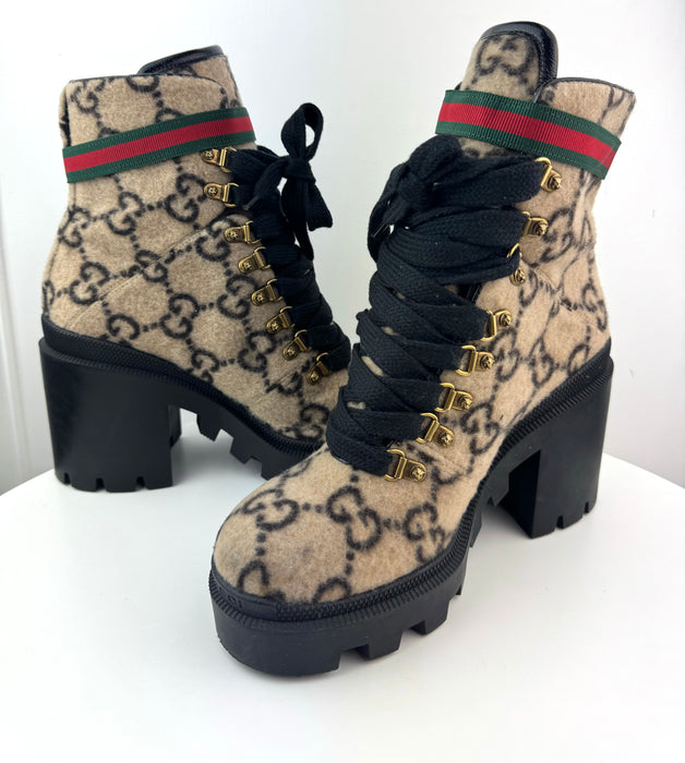 Gucci Women's GG Ankle Boot size 38.5