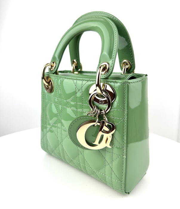 Dior Mini Lady Dior Bag in Patent Calfskin