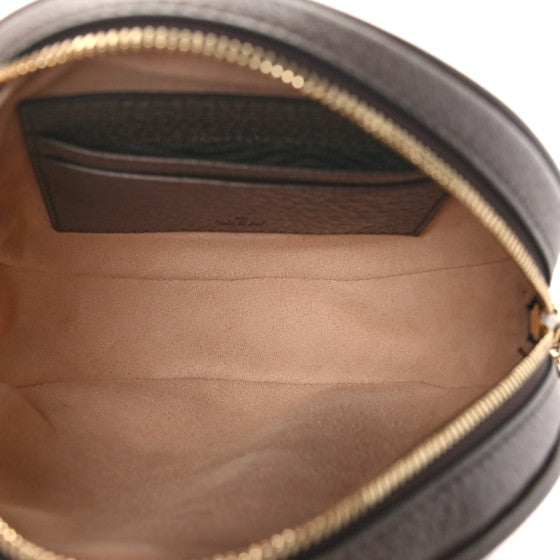 GG Supreme gucci Monogram Web Ophidia Circle Wristlet Beige