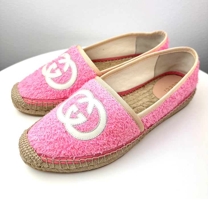 Gucci Interlocking G Terry Espadrilles