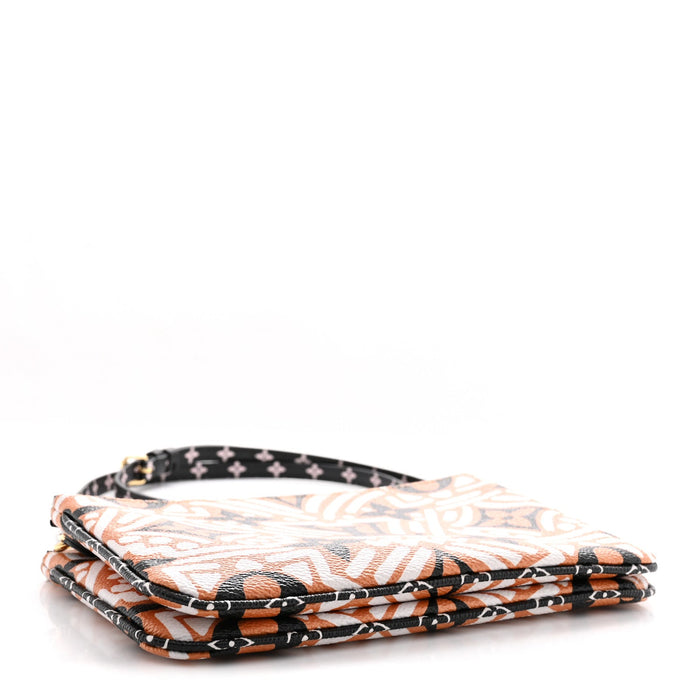 Louis Vuitton Monogram Giant Crafty Double Zip Pochette