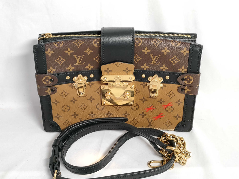 Louis Vuitton Reverse Monogram Trunk Clutch