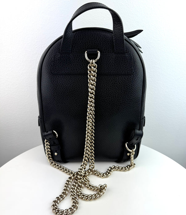 Gucci Soho Chain Backpack Black