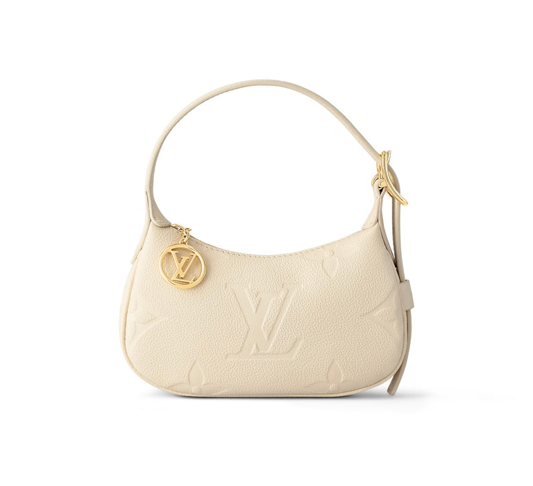 Louis Vuitton Mini Moon Monogram Empreinte Leather Creme